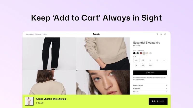 Sticky Add to Cart — Stickify