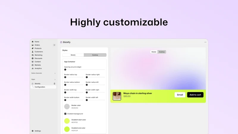 Sticky Add to Cart — Stickify