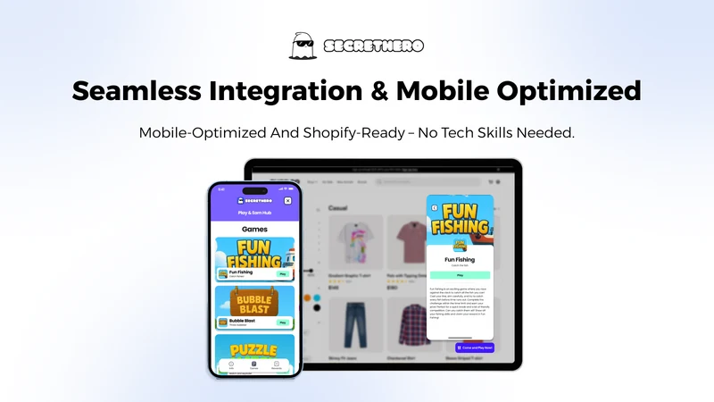 SecretHero Games & Rewards Hub