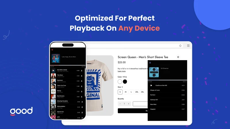 GA: Sticky Audio Player