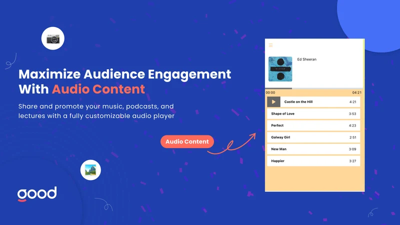 GA: Sticky Audio Player