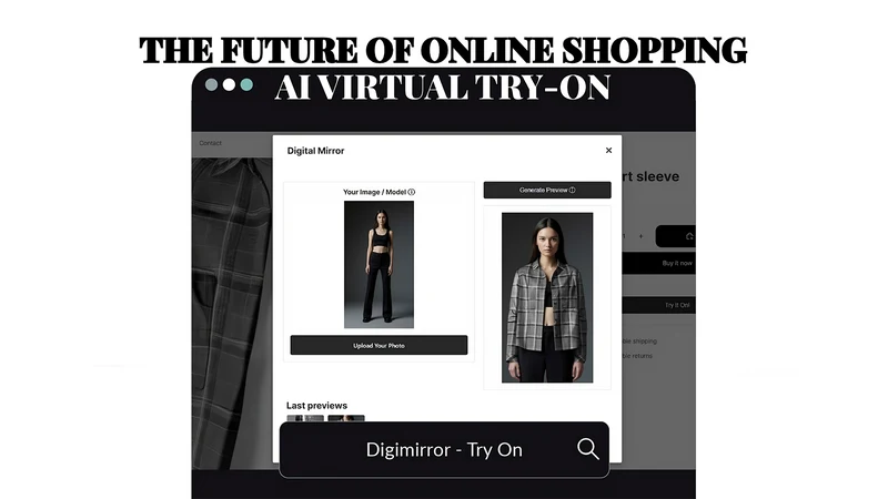 Digimirror ‑ AI clothes Try on