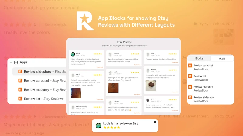 ReviewDock Etsy Reviews Syncer