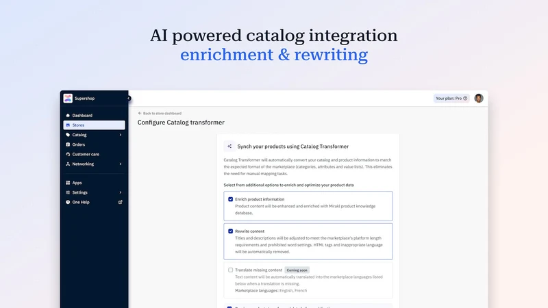 Mirakl Connect