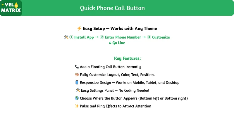 Quick Phone Call Button