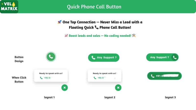 Quick Phone Call Button