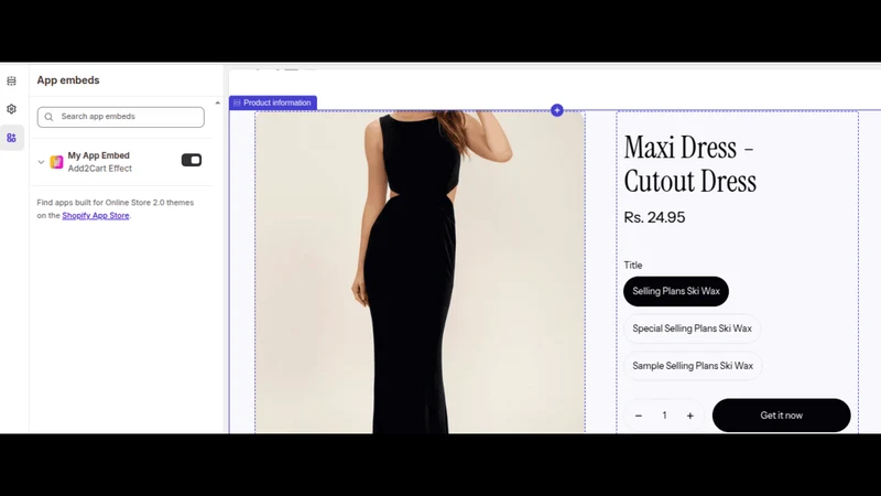 Add2Cart Effect