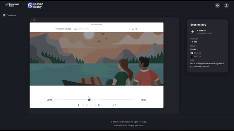 CommerceLabs: Session Replay