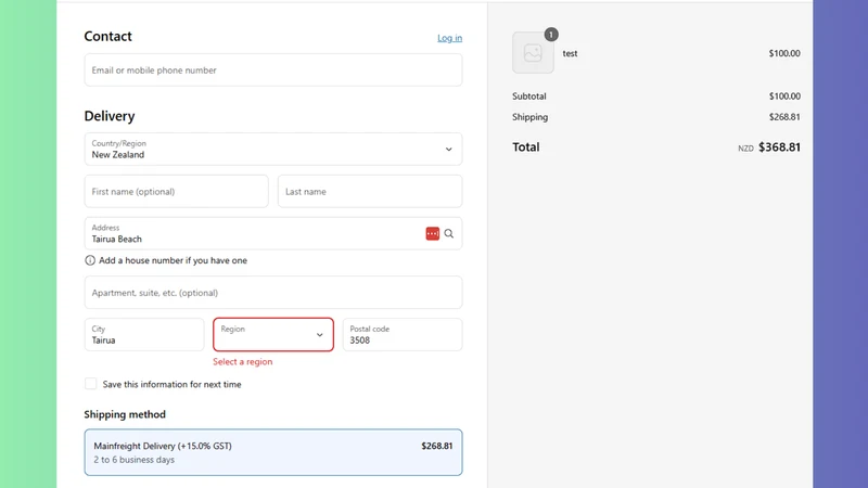 Mainfreight Shipping Rates NZ