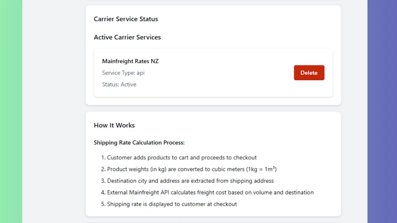 Mainfreight Shipping Rates NZ