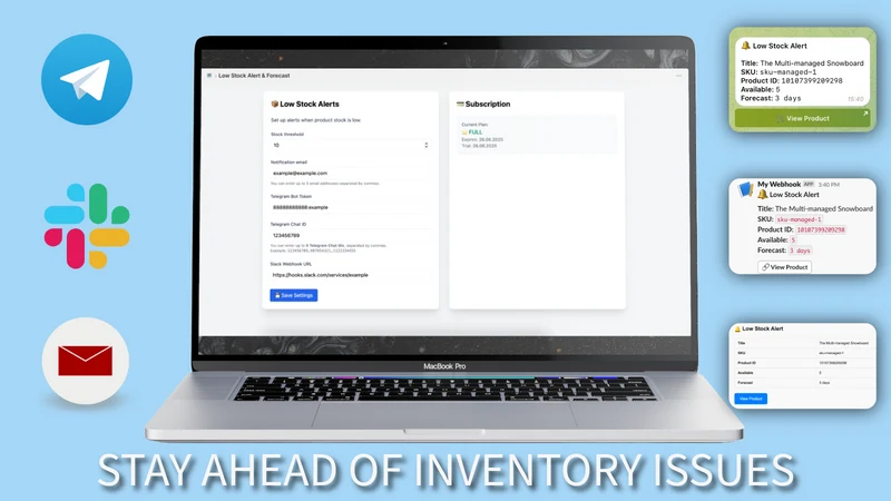 StockMate ‑ Low stock alert