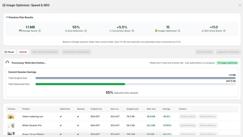 Image Optimizer: Speed & SEO