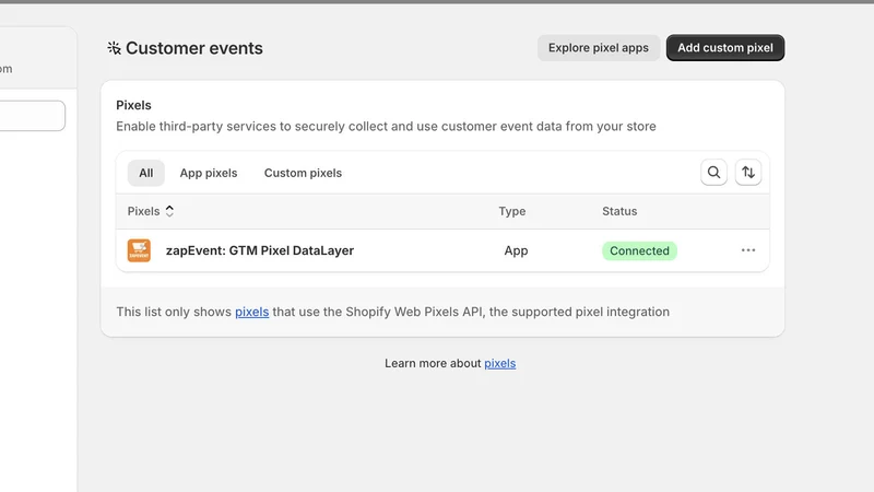 zapEvent: GTM+Pixel DataLayer