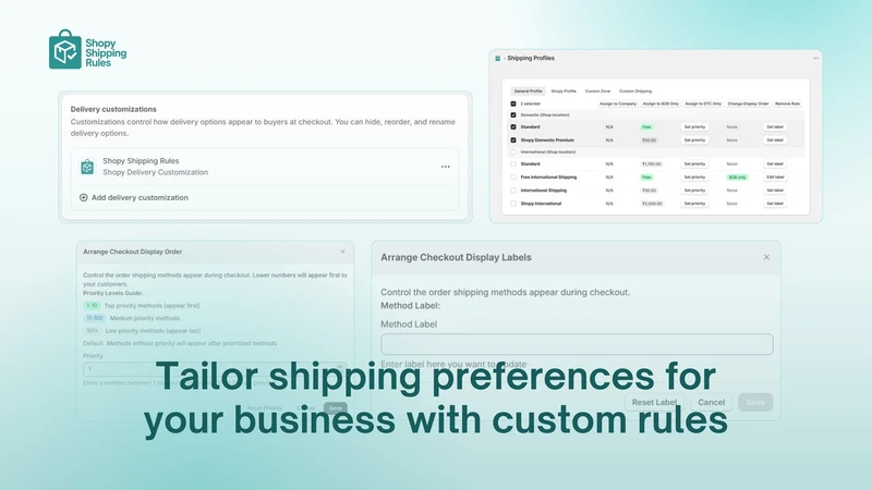 Codebeans Shipping Rules