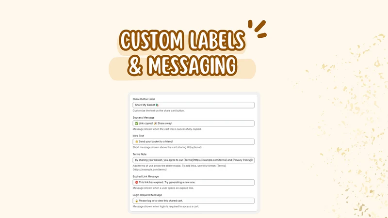 ShareBasket: Save & Share Cart