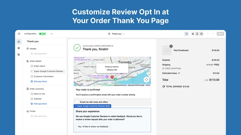 Super Google Customer Reviews