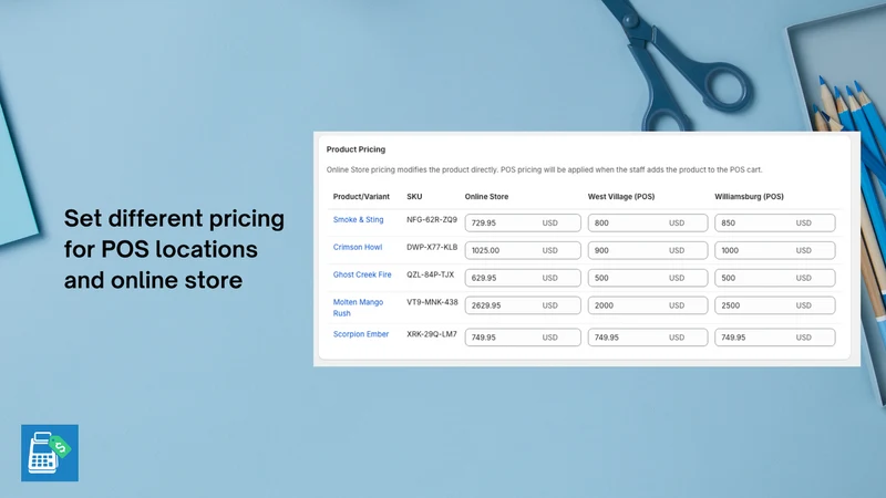 MultiPrice: Custom POS Pricing