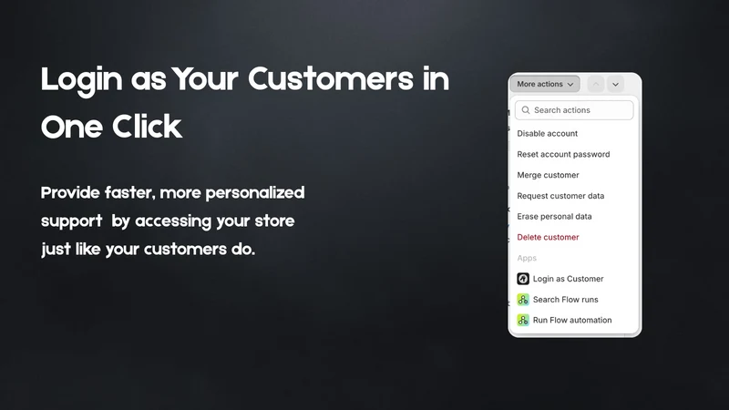 GD: Login as Customer