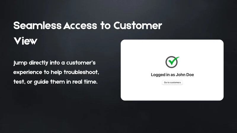 GD: Login as Customer