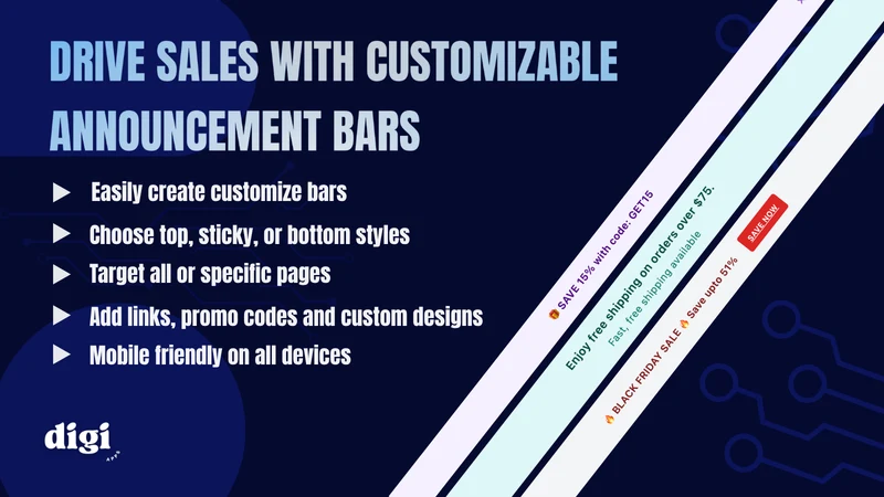 Digi Announcement Bar