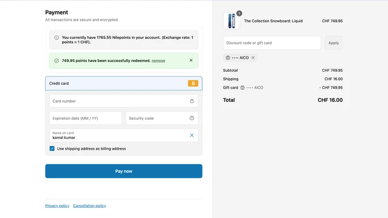 Reward Points by aico