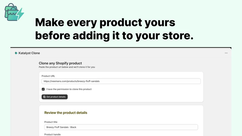 Katalyst Clone: Copy Products