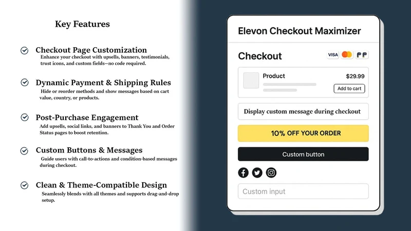 Elevon: Checkout Plus