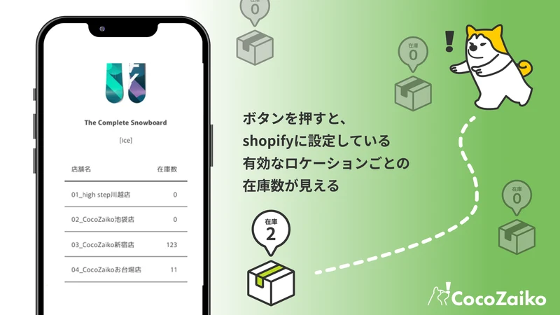 CocoZaiko ココザイコ | 実店舗在庫表示アプリ