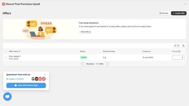 XB: Post Purchase Upsell