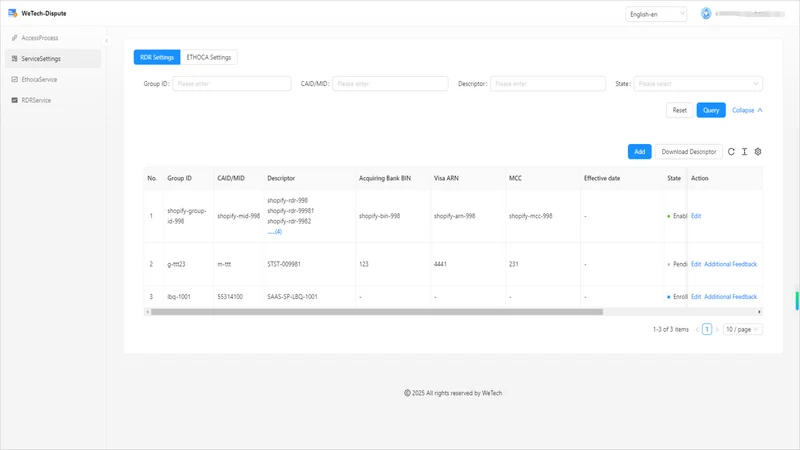 WeTech‑Dispute Resolution