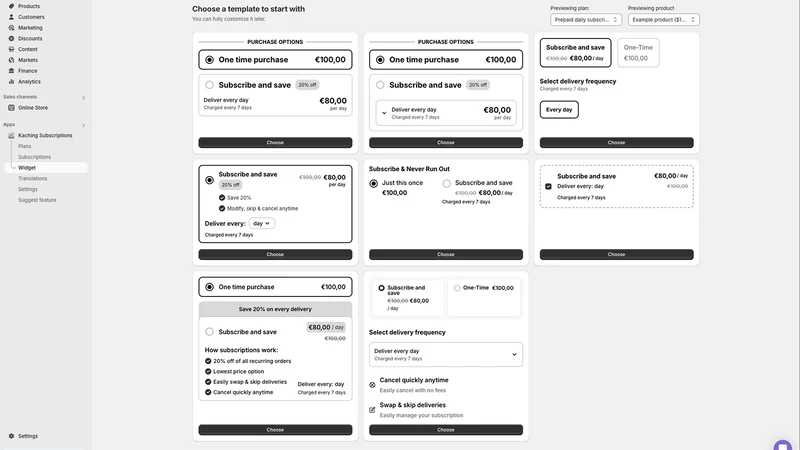Kaching Subscriptions App