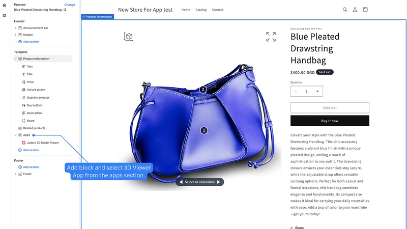 3D Product Showcase by Jadore