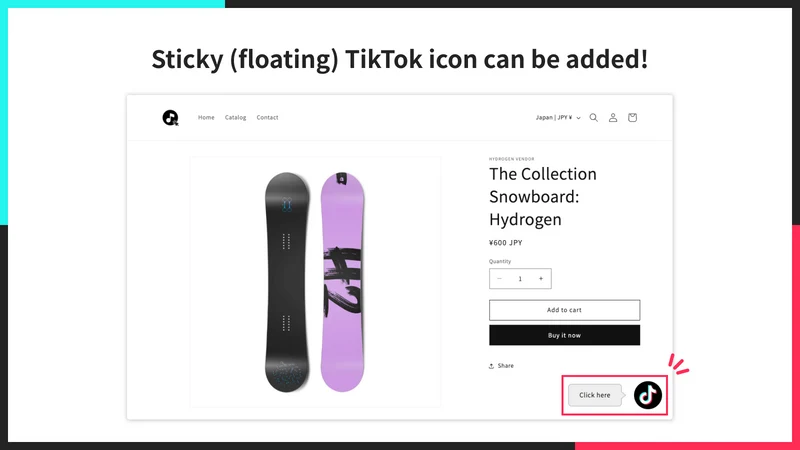 UR: Smart Sticky TikTok Icon