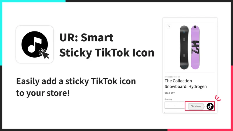 UR: Smart Sticky TikTok Icon