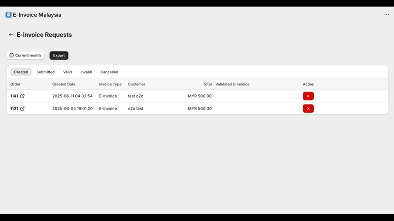 WebCEO E‑Invoice Malaysia