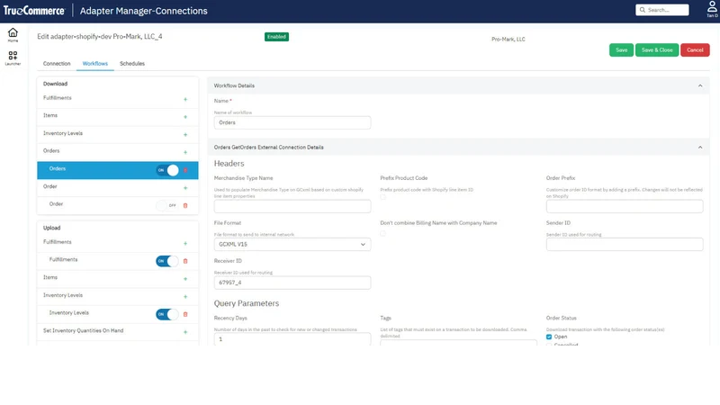TrueCommerce Order Fulfillment