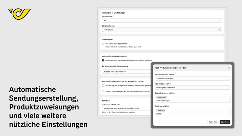 Post‑Labelcenter (offiziell)