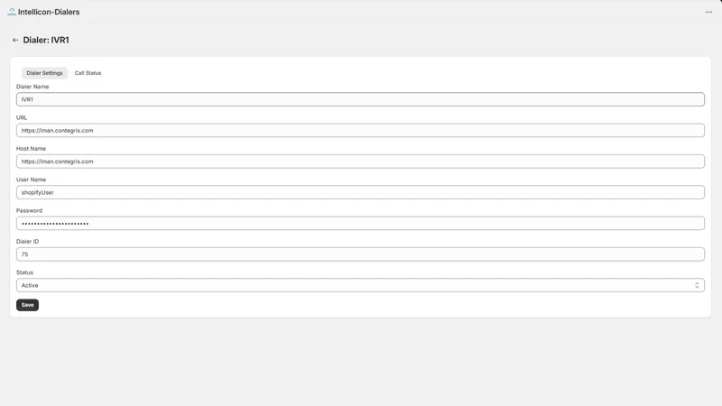 IVR Order Confirmation