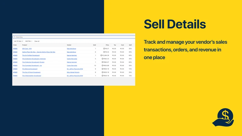 Payvenda: Vendor Payouts