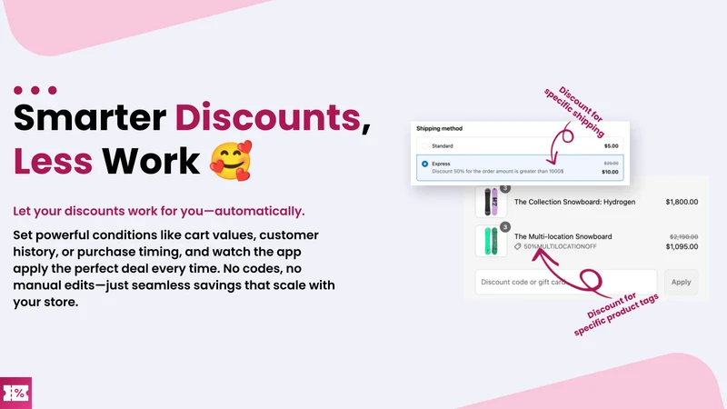 Bony Automatic Discount App