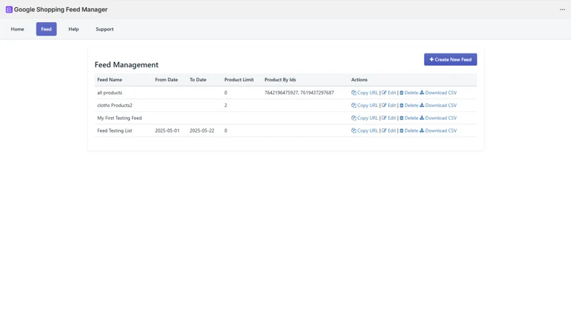 5LD Shopping Feed Manager