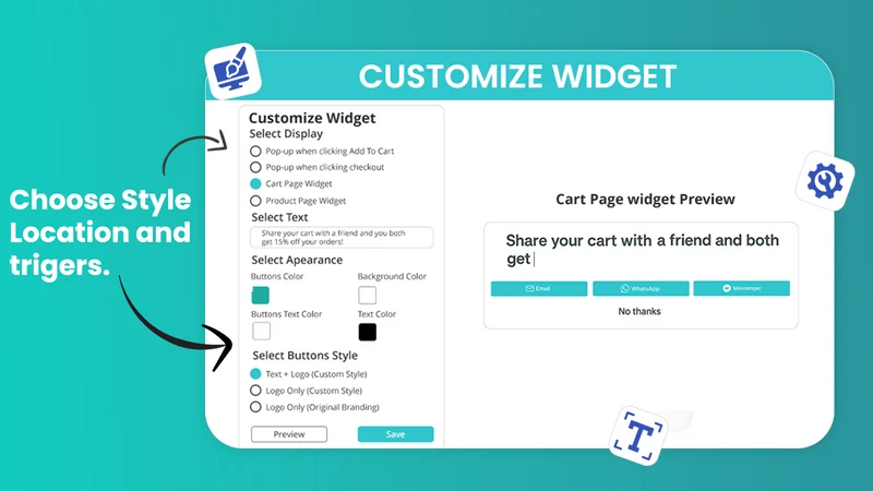 Share Cart: Share for Discount