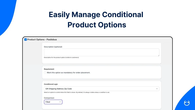 Pasilobus Product Options