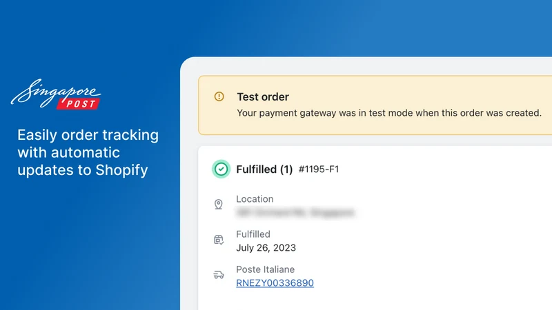 SingPost‑Shipping & Fulfilment