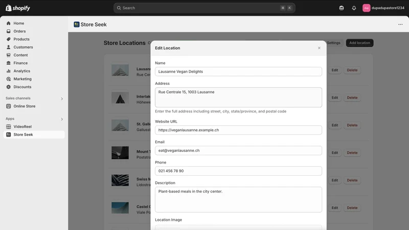 Store Seek Store Locator Map