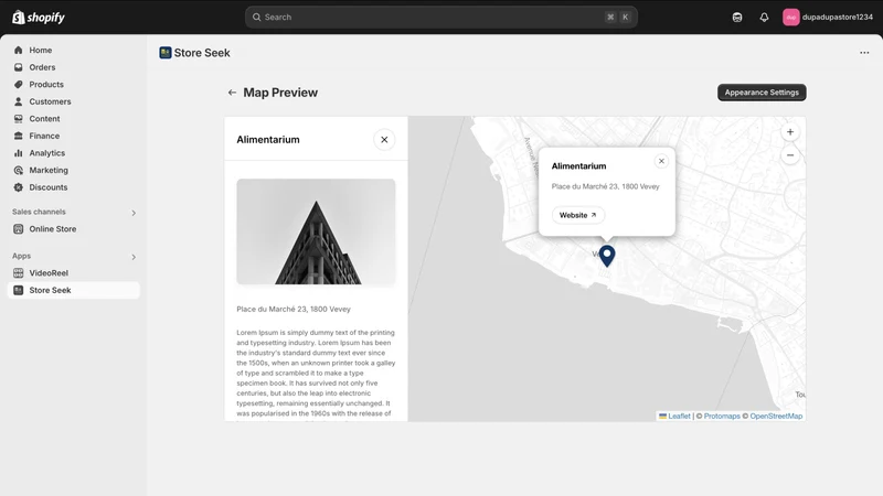 Store Seek Store Locator Map