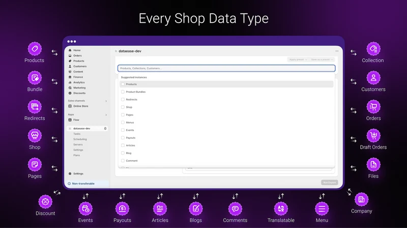 DataEase Bulk Import & Export