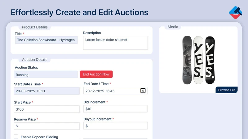Bid Online Auction