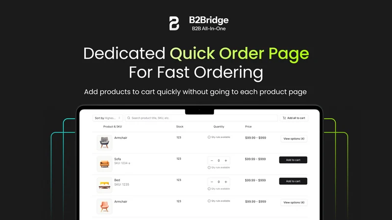 B2Bridge B2B Wholesale Pricing