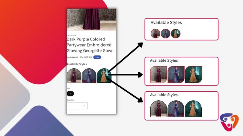 OnlyWeb Product as Variants